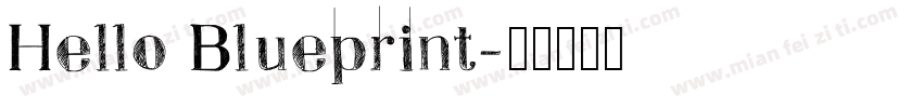 Hello Blueprint字体转换
